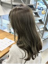 ヘアー アイス 御器所本店(HAIR ICI) 大人気☆オリーブカラーブリーチなしダブルカラー