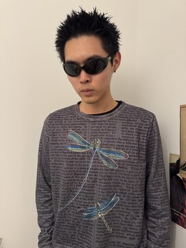 ソーレ(sole) yosuke 黒髪スパイキーボウズ