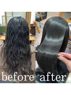 ビール 西新店(BEER) 人生初の縮毛矯正！大塚