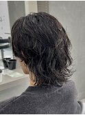 ニュアンスパーマサーフカールシャドウパーマメンズカット