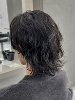 オーバルバイアピッシュ(OVARL by apish)&nbsp;ニュアンスパーマサーフカールシャドウパーマメンズカット