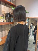 アルク(alku) ボブ くびれボブ 透明感カラー