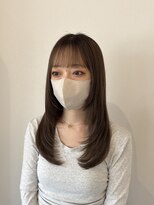 サロン(SALON)&nbsp;レイヤーカット/ミルクティーカラー
