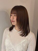 ロカリタ キョウト 千本丸太町店(ROCAReTA kyoto)&nbsp;#レイヤーカット#レイヤー#顔周りカット#暖色カラー#頭浸浴