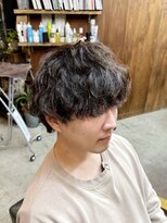 コモレビ(komorebi) 【山本智文】シャドウパーマメンズマッシュ