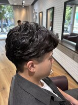 スリーク 吹田店(Sleek) センターパートも前髪ありも楽しめる2WAY毛流れパーマ