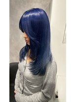 アース 春日部店(HAIR&MAKE EARTH) ネイビーブルー