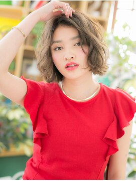 カバーヘア イヴ 戸頭店(COVER HAIR EVE) *EVE戸頭*大人ボブ…くせ毛風抜け感スタイルa