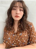 【GARDEN武田美奈】柔らかいベージュカラーシースルーバング