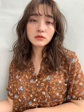 ガーデントウキョウ(GARDEN Tokyo) 【GARDEN武田美奈】柔らかいベージュカラーシースルーバング