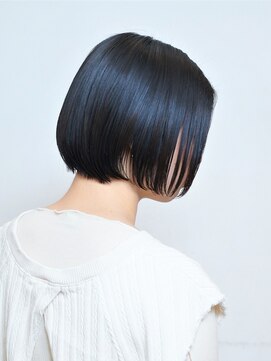 スタンス(stance) オイル仕上げ☆黒髪ツヤ感シンプルストレートボブ