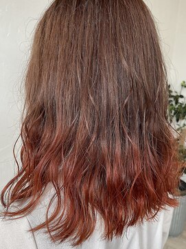 ヘアデザイン マノス(hair design mano's) グラデーションカラー/暖色系カラー/フレンチガーリー