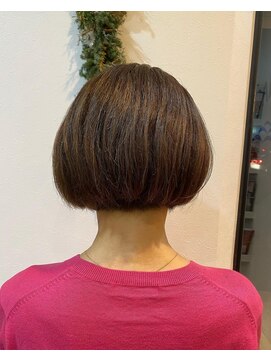 ヘア ナヴォーナ 千代ケ崎店(hair NAVONA) ボブ×ナチュラルハイライトグレージュ