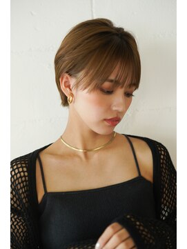 シェル 立川(shell) 大人可愛い耳掛けアレンジ☆マニッシュショート20代/30代/40代