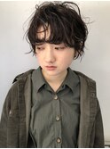 ウェーブしないくらいのニュアンスパーマ【soi下北沢】