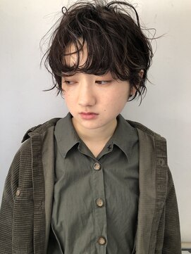 ソイリウム 下北沢(soi rium) ウェーブしないくらいのニュアンスパーマ【soi下北沢】
