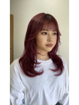 ストラト(STRAT) face layer×Cherry red