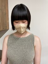ベルクープス 天王寺店(Belle Coupes) 【Bellecoupes】黒髪ぱっつん ミニボブ