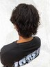【メンズ限定】デザインカット+メンズパーマ+炭酸シャンプー　￥10000【南柏】