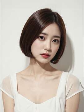 アモール 人形町店(amor) ノーバングのコンパクトボブ