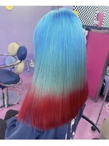ヘアサロン トミー(Hair salon TOMMY) 原色グラデーションカラー