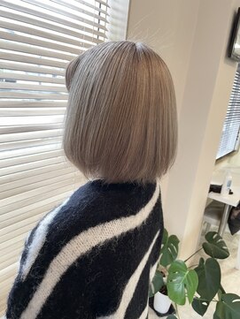 ヘアーサロン デペント(HAIR SALON Depend) ハイトーン　ミルクティーアッシュ