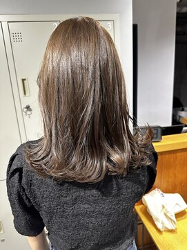 シェル 吉祥寺(shell) グレージュカラー/ボブウルフ/黒髪/ココアベージュ