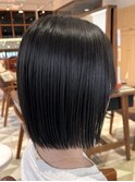 切りっぱなしボブ×シアーグレージュ☆