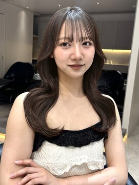 ロンド ロワール 門前仲町(Lond Loire) 韓国レイヤーカット/くびれ巻き/前髪顔周り/セミディ[門前仲町]