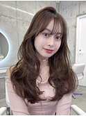 上品可愛い韓国ヘア＊内巻きレイヤーカット【木南育】