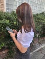 ウニレ バイ センス(unire by sense)&nbsp;【ハイライト】細いハイライトで透明感ナチュラルベージュカラー