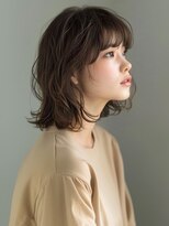 アルトリスト(Altruist Aging×HAIR&SPA)&nbsp;★ダークアッシュ大人ガーリーボブ着物ミディアムレイヤーカット