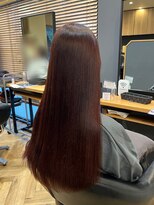 アルター(aL ter)&nbsp;レッドブラウン［黒髪/ボブルフ/ネビージュ/小顔/ワンレン］