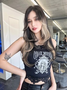 ロンド ジュルード 名古屋(Lond jeloud) 成人式はダブルカラー、インナーカラー♪