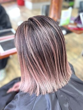 イエローコーン 横浜店(YELLOW CORN) ピンクバレ【バレイヤージュ/シャドールーツ/ハイライト】