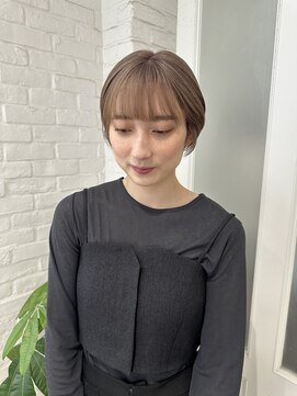 ノブレス ノアール(NOBLESSE NOIR) ショート／ミルクティーベージュ／名古屋／栄