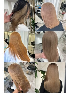 エトワール(ETOILE) 神戸三ノ宮ブラウンベージュミルクティーハイトーンブリーチ