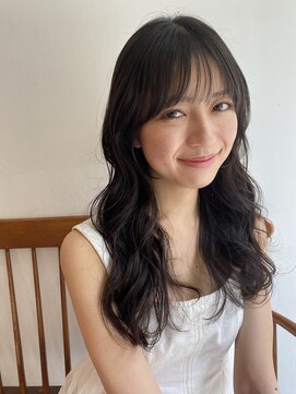 ガーランド (Garland) 大人かわいいロングレイヤーイルミナカラー小顔顔まわりカット