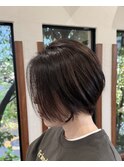 前下がりショートボブ