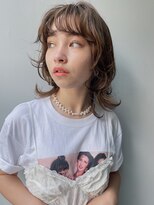 オーダーワン(OORDER1) ：顔周りレイヤー×ブリーチなしベージュ：