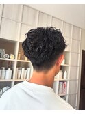 メンズパーマ　パーマ　刈り上げ