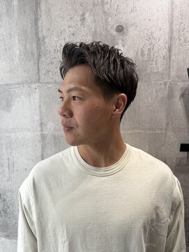 メンズアンダーバーホワイト 南海難波店(Men's _WHITE) アップバングショート