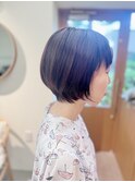 大人のツヤ髪ショートボブ