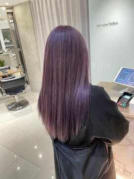 ヘアサロン ガリカ 表参道(hair salon Gallica) 派手髪ラベンダーパープル/ピンクパープル