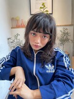 ホネン(honen)&nbsp;薬院【honen】顔まわりレイヤースパイラルパーマ/薬院大通