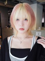 アルバム 池袋(ALBUM) デザインカラーブリーチダブルカラーハイトーン_F21143