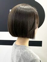 ブレス ヘアデザイン(BLESS hair design)&nbsp;東静岡ショートボブくびれショートイルミナカラー顔周りレイヤー