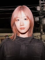 ラック 表参道(LUCK)&nbsp;ニュアンスピンク.顔周りレイヤーカット/大人ガーリー
