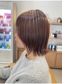 顔まわりレイヤーボブ