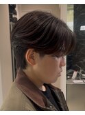 ナチュラル毛流れセンターパート